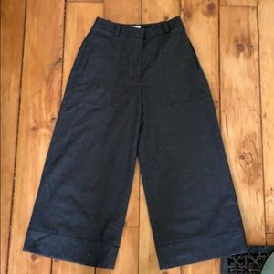 Wilfred Aritzia Wide Leg Cropped Pant